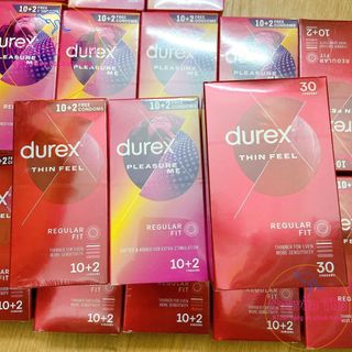 Bao cao su durex siêu mỏng Úc hộp 10 chiếc, 30 chiếc