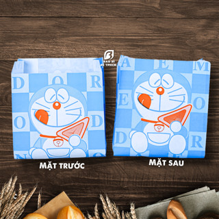 Túi Giấy Kraft Doremon Đựng Hot Dog, Ăn Vặt