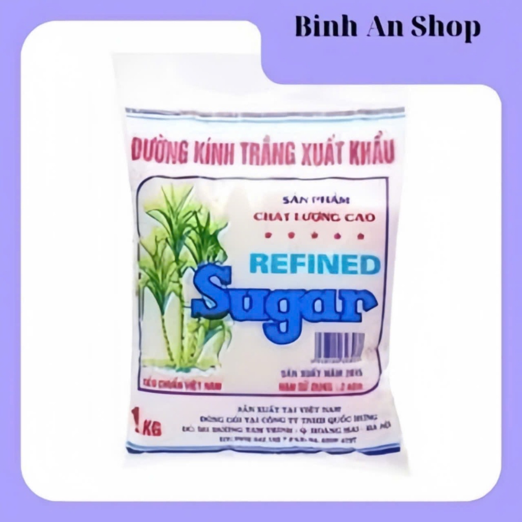 Đường Kính Trắng Xuất Khẩu/ Đường Vàng Tinh Khiết [900g] - Bột chiên chuối