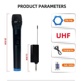 MICRO KARAOKE KHÔNG DÂY ĐA NĂNG, CÓ MÀN HÌNH LED NEWBAXS,ST-107S - MrPhuKien