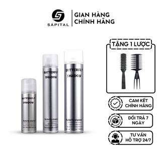 Gôm xịt tóc Butterfly Shadow Chính hãng 150ml/ 600ml giữ nếp 24h - Gôm bạc tạo kiểu giữ nếp