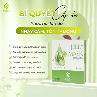 Hộp 3 miếng Mặt Nạ Thạch Jelly Mask MOCO Natural Giúp Da Căng Mịn Trắng Hồng Tự Nhiên, Giảm Lão Hóa, Giúp Da Tươi Trẻ