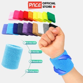 Băng cổ tay thể thao PACE thoáng khí, băng thấm hút mồ hôi chạy bộ, tập gym, thể thao ngoài trời