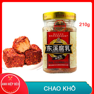 Chao khô ít cay- đậu phụ nhự tẩm ớt 210g