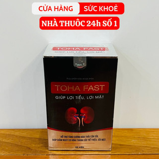 TOHA FAST Hộp 60 viên Hỗ trợ sỏi thận sỏi tiết niệu