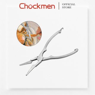 Kẹp càng cua chockmen inox cao cấp dụng cụ kẹp kìm bấm đuôi ốc cây mở đa năng dụng cụ kẹp các loại hạt nhà bếp
