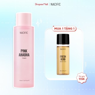 Nước hoa hồng dưỡng trắng ngăn ngừa lão hóa cải thiện mụn Nacific Pink AHABHA Toner 150ml