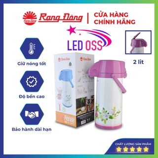 Phích nước rạng đông 2 lít có cần ấn và bơm cơ, đế xoay 360 độ