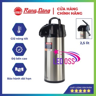 Phích Giữ Nhiệt Rạng Đông 1L-2L-2,5L, Có Cần Bơm Nước, Đế Xoay 360 Độ