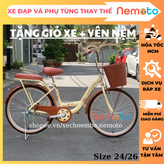 Xe Đạp Mini Việt Nhật Cao Cấp Chính Hãng Size 24 - 26in giá tốt nhất (VN-GO)