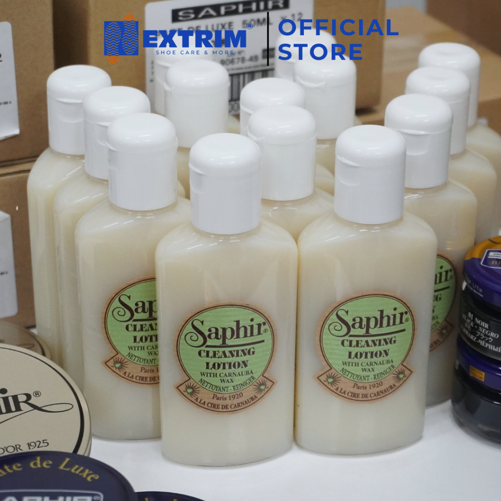 Kem làm sạch và dưỡng đồ da Saphir Cleaning Lotion 125ml