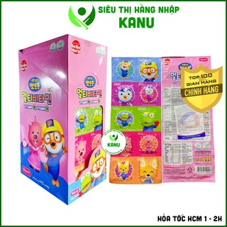   Hộp 250 viên  Kẹo vitamin C & D Pororo Bebe Morin Hàn Quốc cho bé 