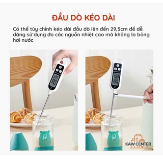 Dụng cụ đo nhiệt độ sữa, nước, đồ ăn