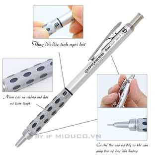 Bút Chì Kim Pentel Graphgear 500 và 1000