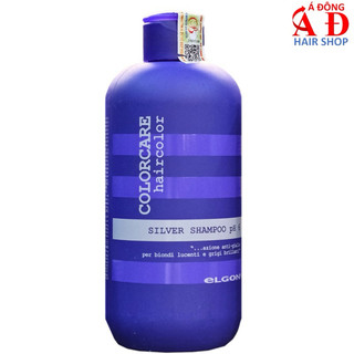 DẦU GỘI TÍM KHỬ VÀNG ELGON SILVER CHO TÓC BẠCH KIM ITALY 300ML