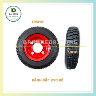 BÁNH XE ĐẨY 250 ĐỎ ( BÁNH KHÔNG, KHÔNG BAO GỒM CÀNG XE ĐẨY)