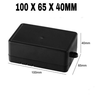 Hộp adapter 100x65x40mm tặng kèm ốc vít - Hộp nhựa đựng mạch điện tử.