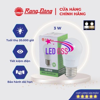 Bóng đèn led tròn 3w rạng đông - samsung chipled