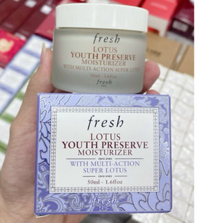KEM DƯỠNG ẨM NGĂN NGỪA LÕA triết xuất HÓA HOA SEN FRESH LOTUS YOUTH PRESERVE FACE CREAM 50ML