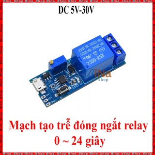 Mạch tạo trễ đóng ngắt theo thời gian 0-17 giây