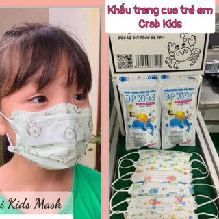 Bán sỉ thùng 200 chiếc Khẩu trang Cua Trẻ em, Crab Kids