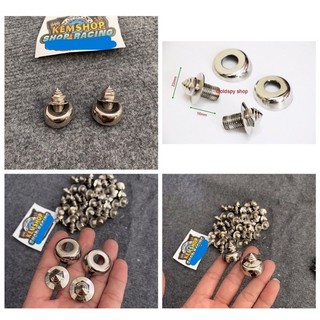 Ốc Chân Gương Kèm Long Đen Gắn Wave Nhỏ, Wave Thái Cũ, Wave Zx