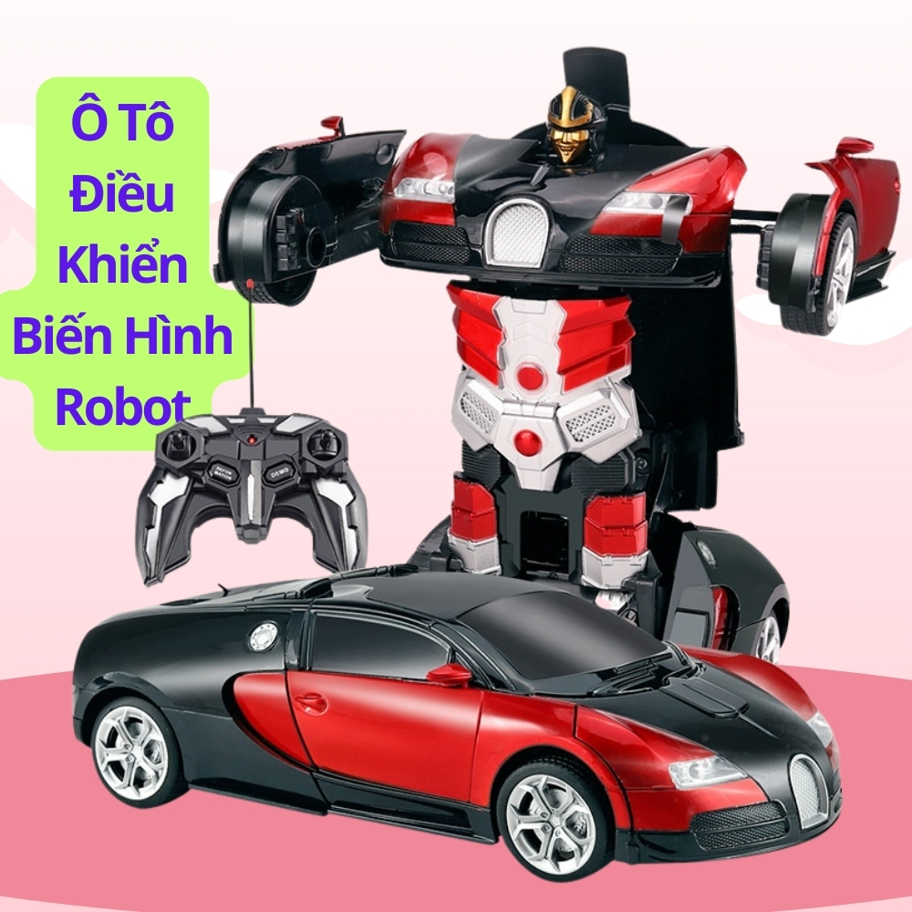 Xe điều khiển biến hình robot Ô tô điều khiển từ xa thiết kế siêu đẹp chạy…
