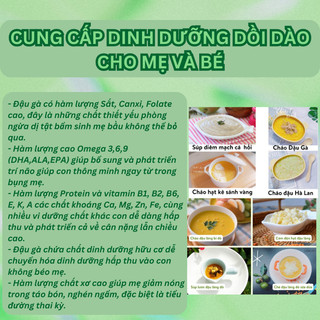 Đậu gà hữu cơ cho bé ăn dặm