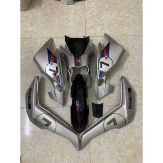 dàn áo xe điện x men kèm tem hổ, tem số 7,.... tặng kèm ốc 4 màu cnc