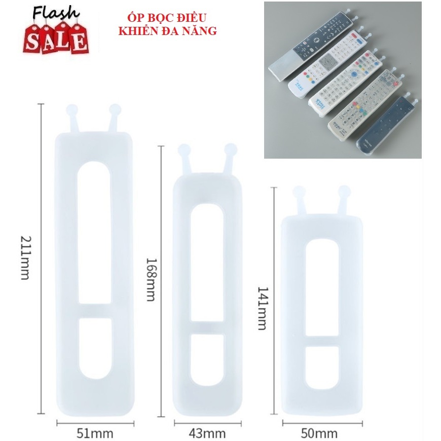ỐP BỌC Silicon trong suốt cho ĐIỀU KHIỂN REMOTE cho TV - điều hoà - quạt- v..v- ĐA NĂNG mềm, chống bụi bẩn, ôm sát
