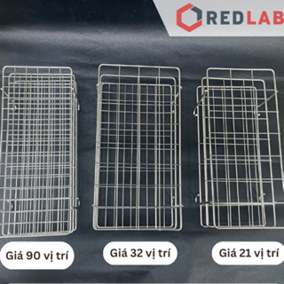 Giá đỡ ống nghiệm Inox 201 nhiều kích cỡ, đường kính F13, F16-18, F25, F30mm (kệ đựng ống ly tâm)