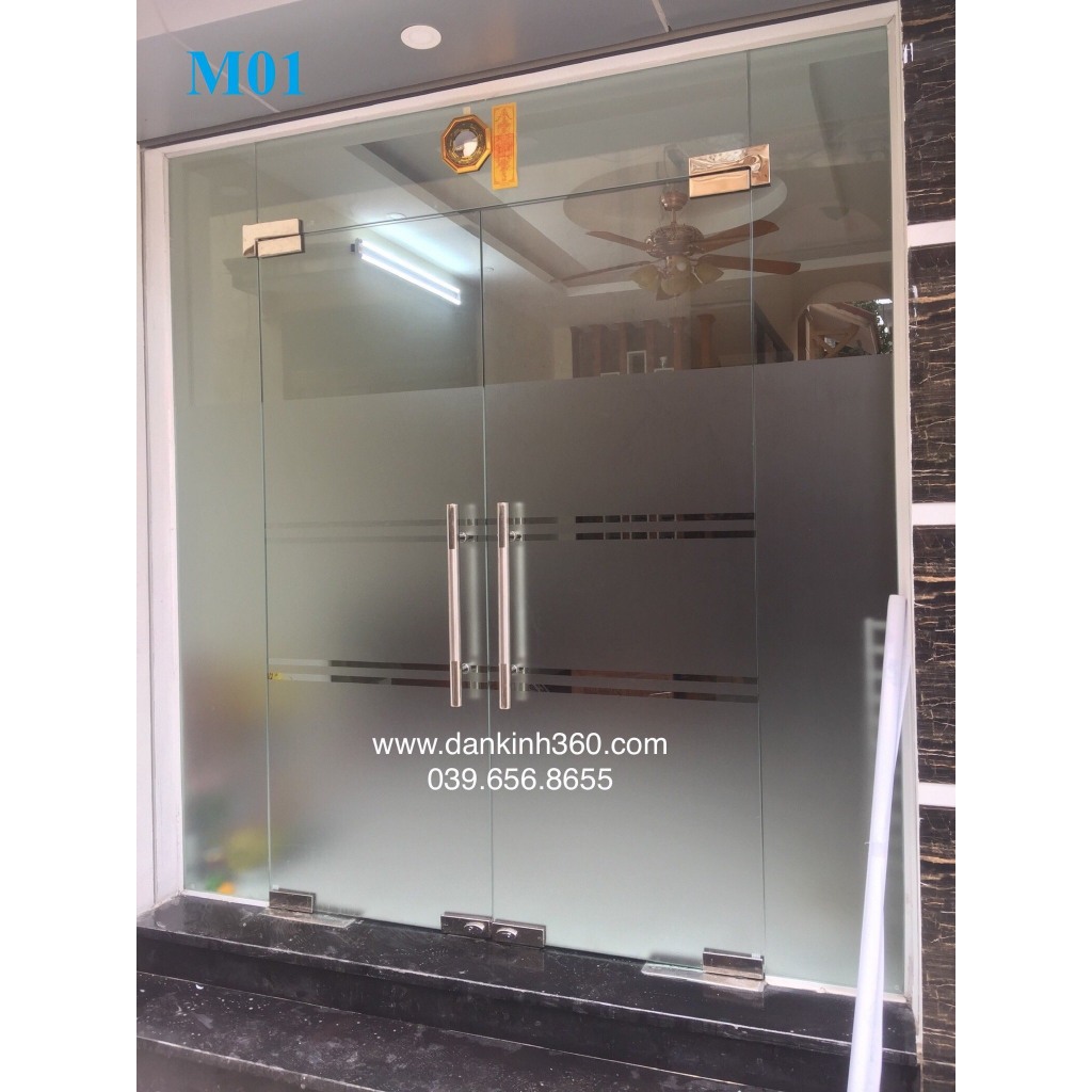 Giấy Dán kính Mờ chống nước kích thước 3x1.2m