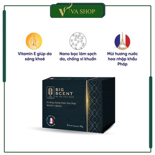 Sigscent xà bông hương nước hoa pháp woody urban 90g