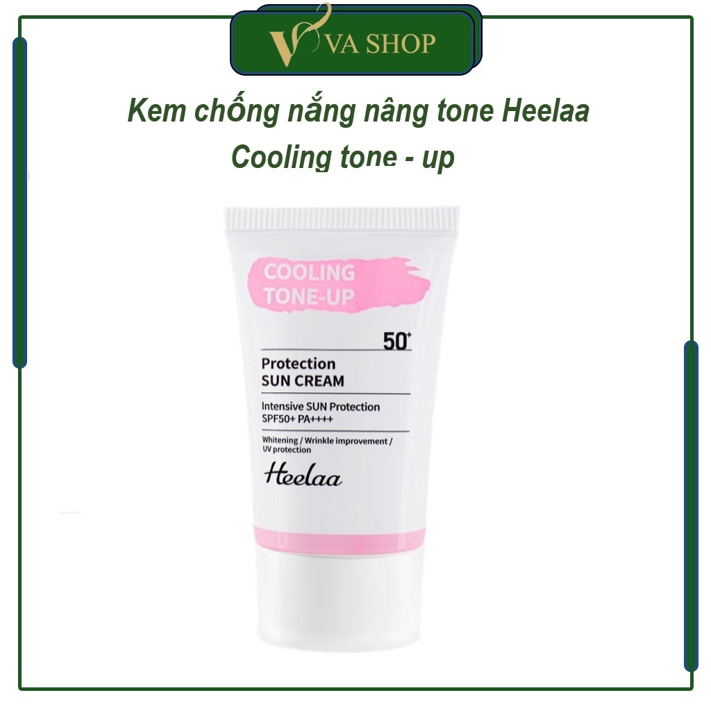 Kem chống nắng cho mọi loại da Heelaa cooling tone - up protection sun cream 50ml
