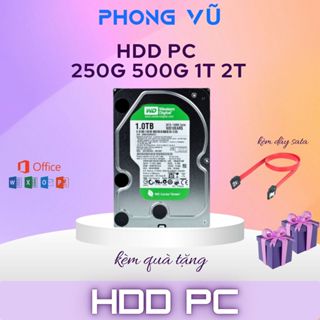 Ổ cứng HDD PC Case 250G 500GB 1TB 2TB 3.5 inch SATA Tháo Máy Sức Khỏe 100%