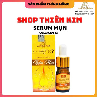 Serum mụn Collagen X3 Luxury mỹ phẩm Đông Anh Chính Hãng 100%