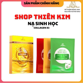 Mặt Nạ Sinh Học Collagen X3 ( Hộp 5 miếng ) Đông Anh Chính Hãng CTY