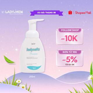 Dung dịch vệ sinh phụ nữ dạng bọt Ladysofts Premium Laclé 250ml hỗ trợ dưỡng ẩm, làm sạch, cân bằng pH