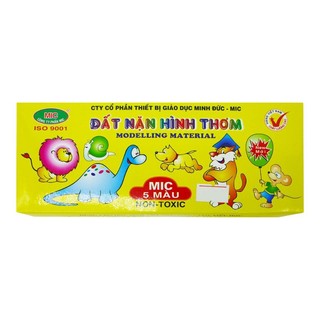 10 hộp đất nặn 5 màu