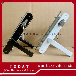 [CHUGN] Bộ Khoá Tay Gạt Cửa Nhôm Việt Pháp 4500