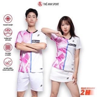 Áo cầu lông Bumbee, quần áo dành cho tập luyện và thi đấu môn cầu lông (BB2022 Hồng)