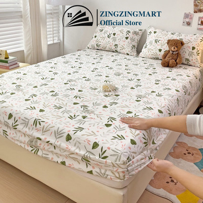 Bộ ga đũi xơ đậu nành 1 ga + 2 vỏ gối nằm ZingZingMart nhiều mẫu đẹp 2026