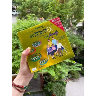 Viên Uống Tảo Vàng Spirulina EX Nhật Bản (1 set 2 lọ, mỗi lọ 1000 viên)