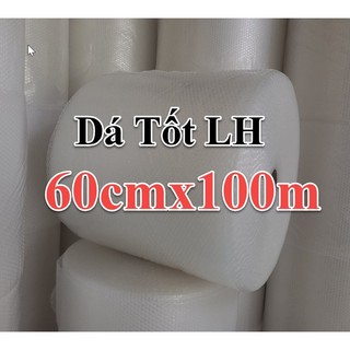 Cuộn Màng Xốp Hơi Nilon Chống Sốc Khổ 60cmx100m Gói Hàng
