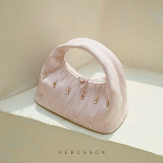 Túi xách nữ Chloe Bag Hérisson chần bông đính hạt thủ công (không kèm nơ)