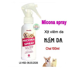 MICONA Spray xịt nấm da, viêm da chó mèo
