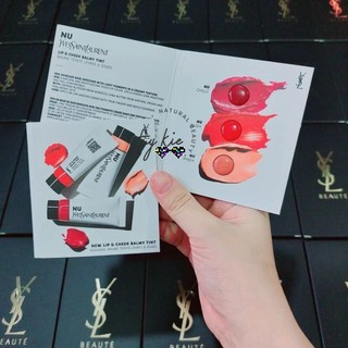 Vĩ son môi và má hồng nu lip & cheek balmy tint