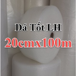 Cuộn Bong Bóng Khí Khổ 20cmx100m Bọc Chống Sốc Gói Hàng