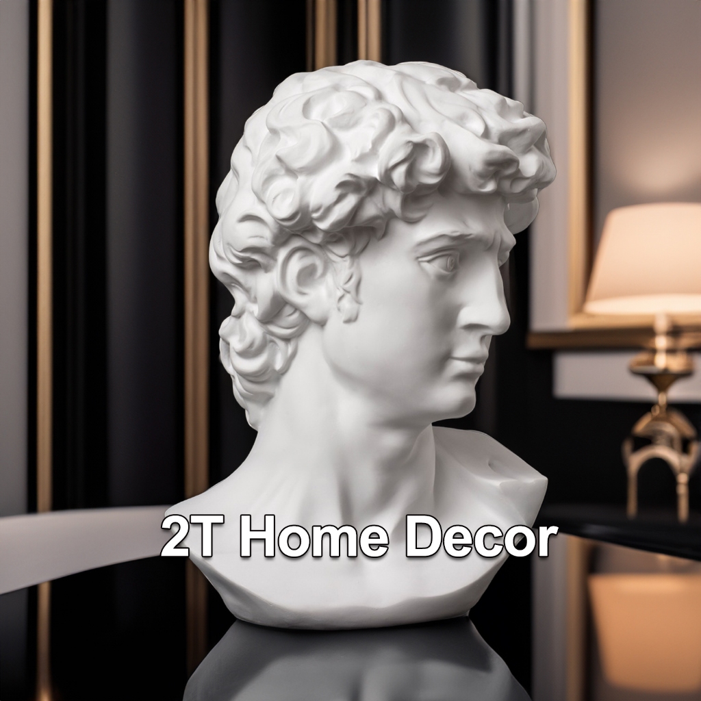 Tượng Decor David size lớn 30cm - decor trang trí nhà cửa, decor phòng khách,chụp ảnh, party, studio