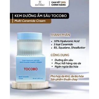 Kem dưỡng ẩm sâu tocobo multi ceramide cream